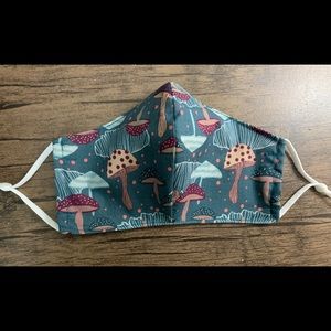 Three large masks - Big Lebowski , Chanterelle and woodland gnome